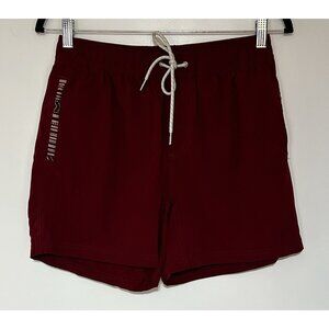 Wowie Shorts Men's Medium 5” Flow 2.0 Lined Athletic Fit Red Aztec Trim Shorts